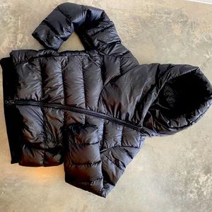 Nike asymmetrical zip puffer